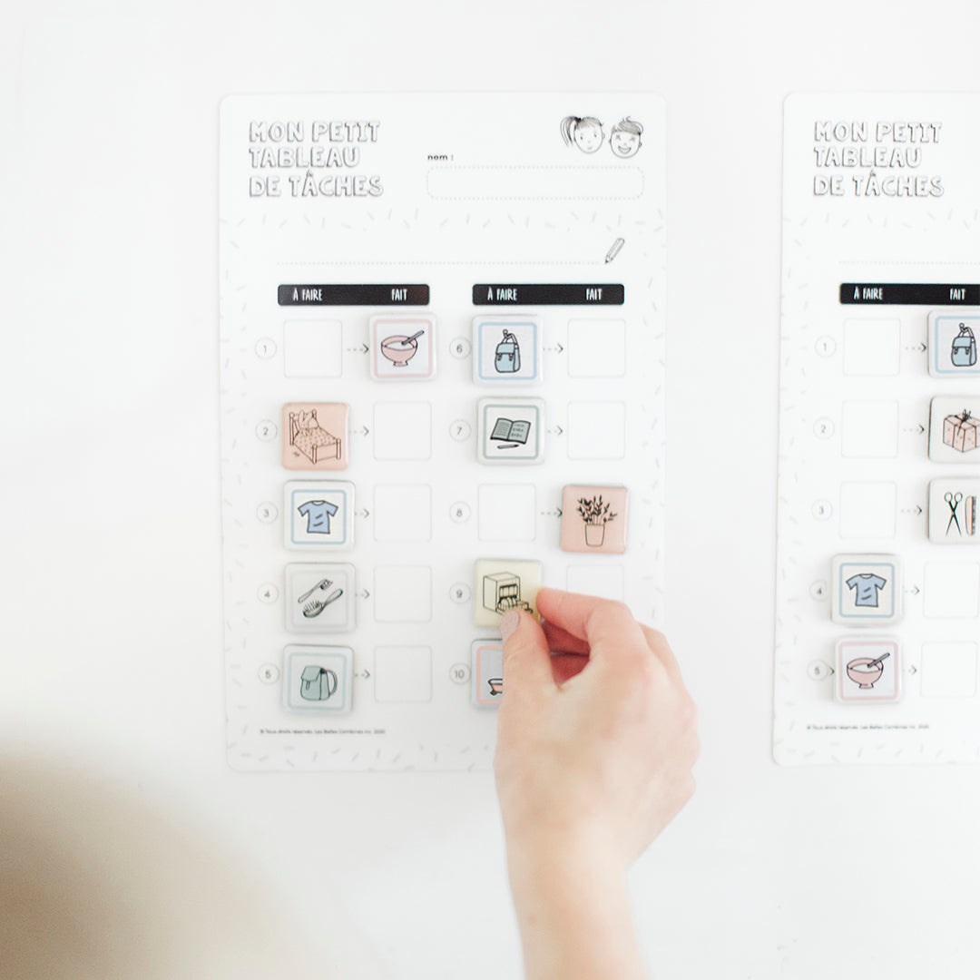 Les Belles Combines Mon Petit Tableau De Routine/Tâches - 10 Étapes
