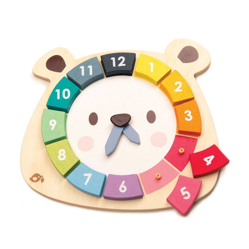 Tender Leaf Bear Color's Clock