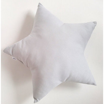 The Butter Flying Star Pillow - Gray