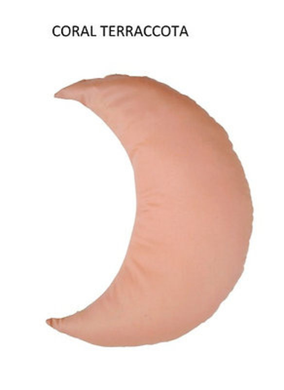 The Butter Flying Moon Pillow - Terracotta
