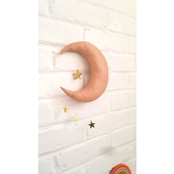 The Butter Flying Moon Mobile - Terracotta