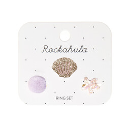 Rockahula Ensemble de 3 bagues - Coquillage