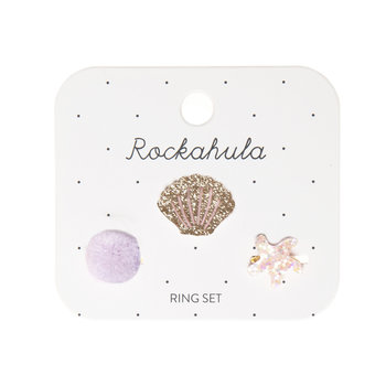 Rockahula Set of 3 rings - Shell