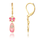 Girl Nation Boucles d'oreilles suspendues - Chausson de ballet