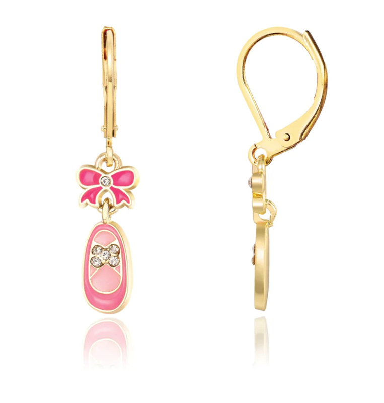 Girl Nation Boucles d'oreilles suspendues - Chausson de ballet