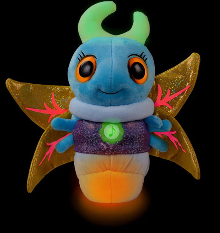 Glowies Plush Firefly Blue/Glowes in the dark