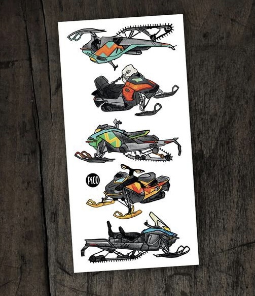 Pico Tatoo Inc Les Motoneiges S'amusent