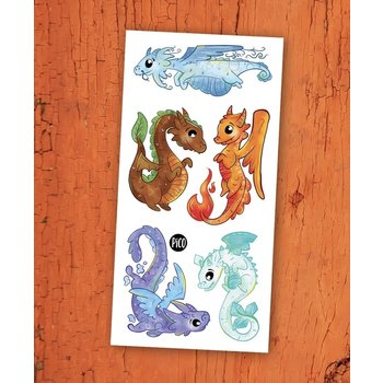 Pico Tatoo Inc Les dragons et les éléments