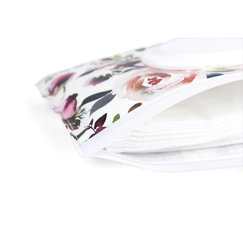 Itzy Ritzy Itzy RItzy Reusable Wipes Pouch, Blush FLoral