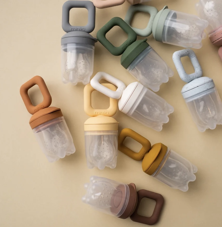 Minika Silicone Feeder Teether - Ice