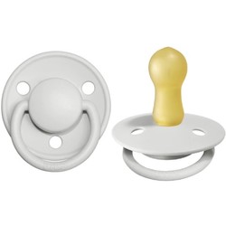 Bibs Set of 2 latex De Lux pacifiers  6-18M - Haze
