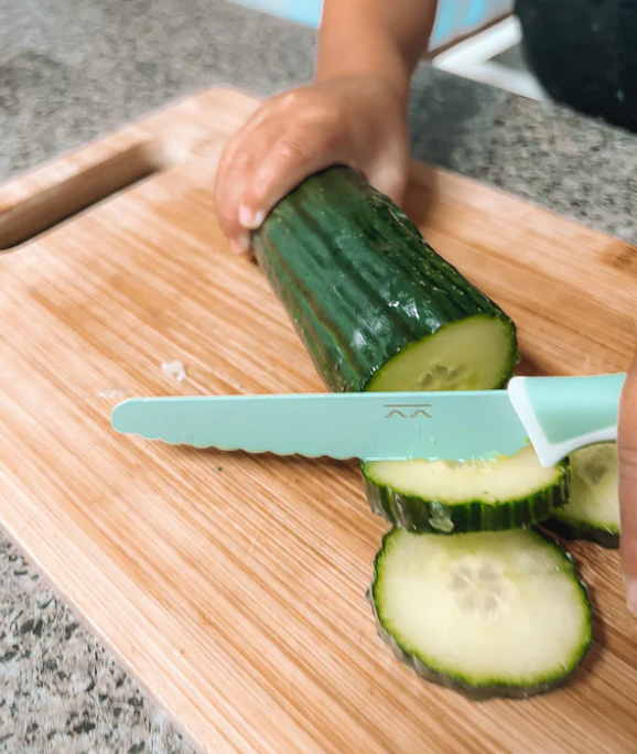 Kiddikutter Child Safe Knife - Sky Blue