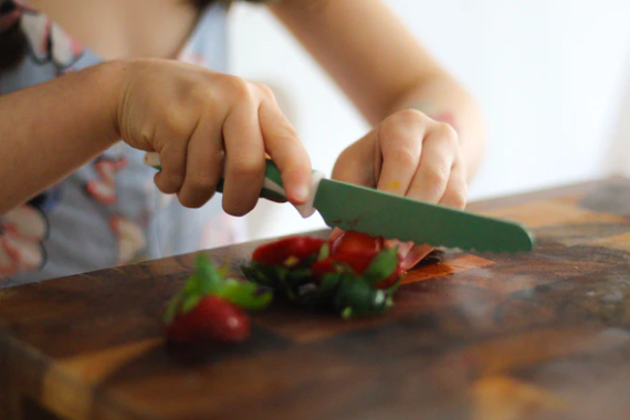 Kiddikutter Child Safe Knife - Sky Blue