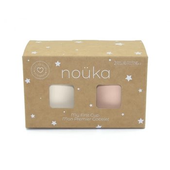 Ñouka Ma première tasse paquet de 2 - Shifting Sand & Soft Blush