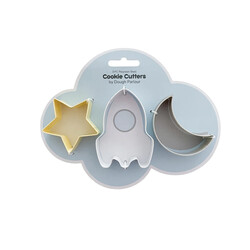 The Dough Parlour Set of 3 Cutters - Up In Space