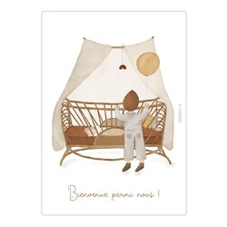 Paper Poetic Carte de souhaits-Berceau