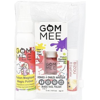 Gom-Mee Beauty kit - Nail Polish Strawberry Smoothie + Caramel Cupcake kiss