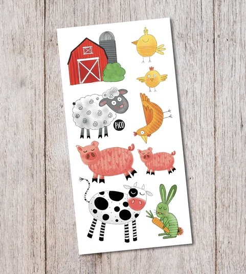 Pico Tatoo Inc Ma journée à la ferme