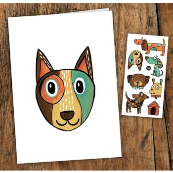 Pico Tatoo Inc Greeting cards - The cute dog