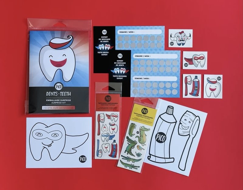 Pico Tatoo Inc The teeth surprise kit