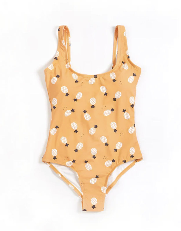 Petit Lem Pineapples on Sunset One-Piece Swimsuit for Women