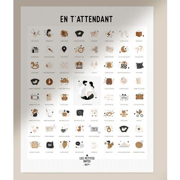 Les Petites Dates Affiche à dater-En t'attendant l'original