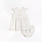 Petit Lem Multistriped Crosshatch Linen Blend Dress Set
