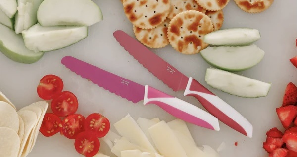 Kiddikutter Kiddikutter Child Safe Knife - Dusty Pink
