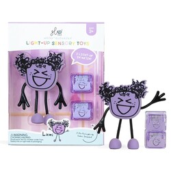 Glo Pals Lumi-Personnage avec 2 cubes lumineux activés par l'eau