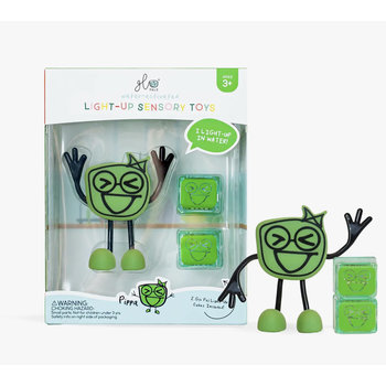 Glo Pals Pippa-Glo pal character with 2 water activated light up cubes
