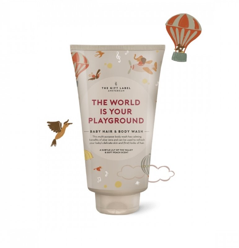 The Gift Label Boîte cadeau pour bébé-The World Is Your Playground
