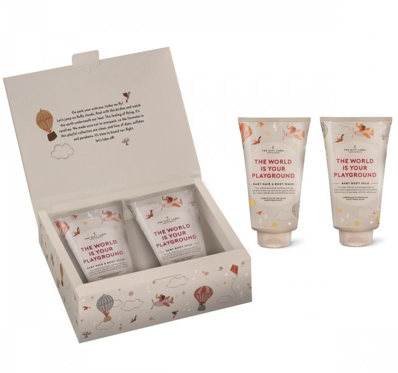The Gift Label Baby gift box-The World Is Your Playground