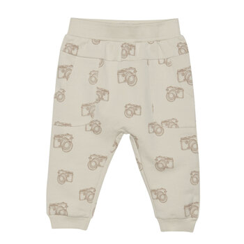 En-fant Sweatpants Camera printed  -Beige