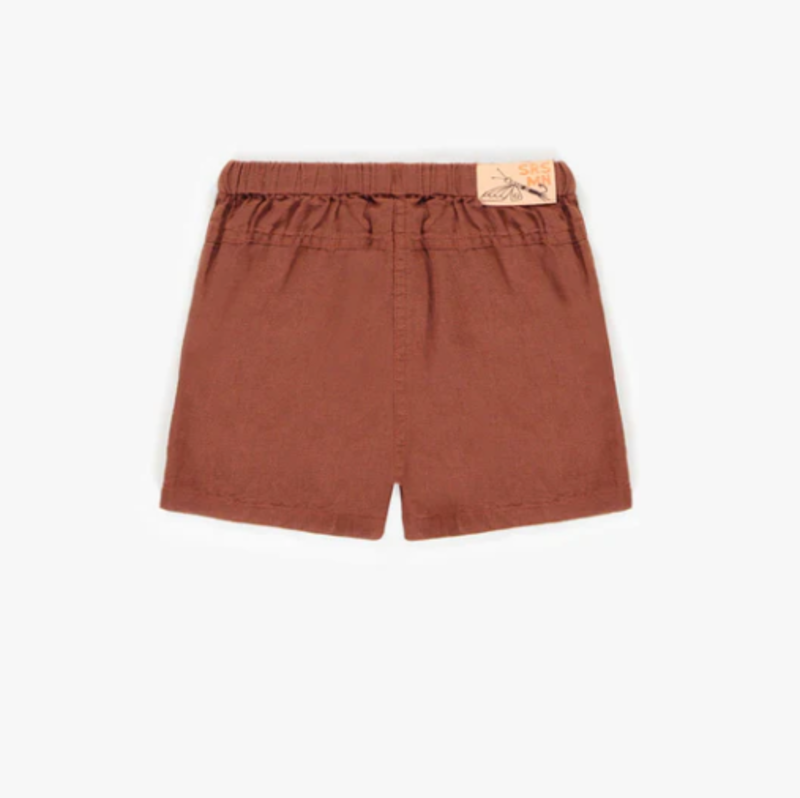 Souris Mini Short in linen - Brown