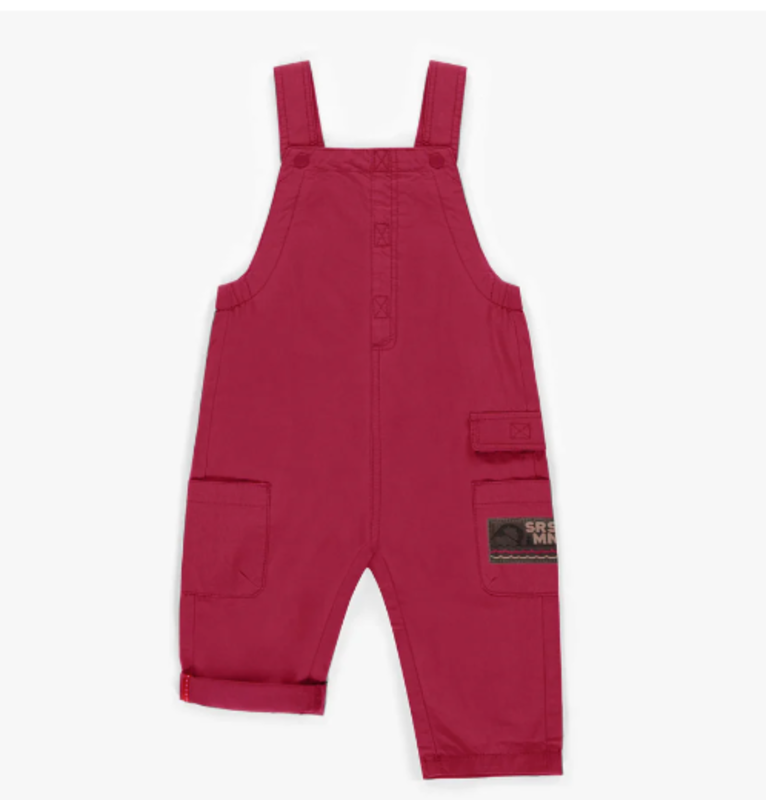 Souris Mini Canvas overalls - Pink