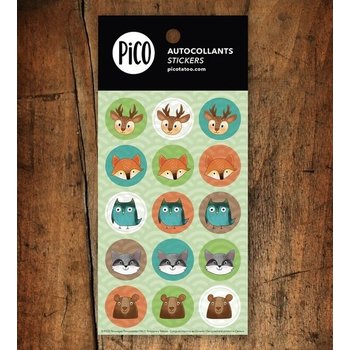 Pico Tatoo Inc Sticker - The forest animals