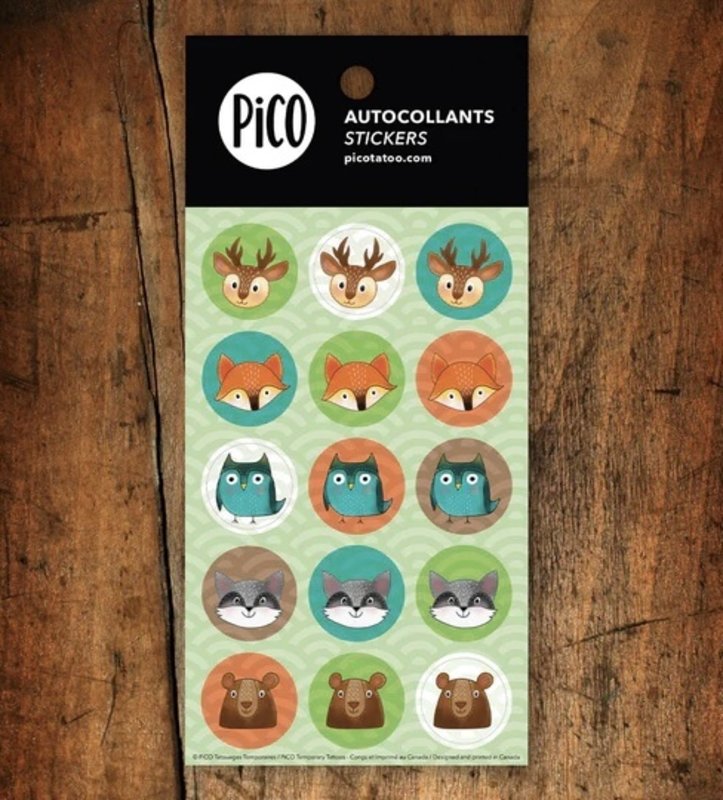 Pico Tatoo Inc Sticker - The forest animals