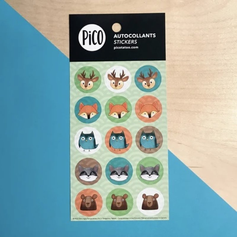 Pico Tatoo Inc Sticker - The forest animals