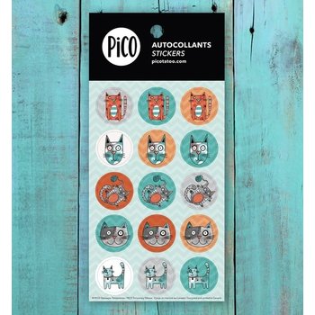 Pico Tatoo Inc Sticker - Bibi the gray cat