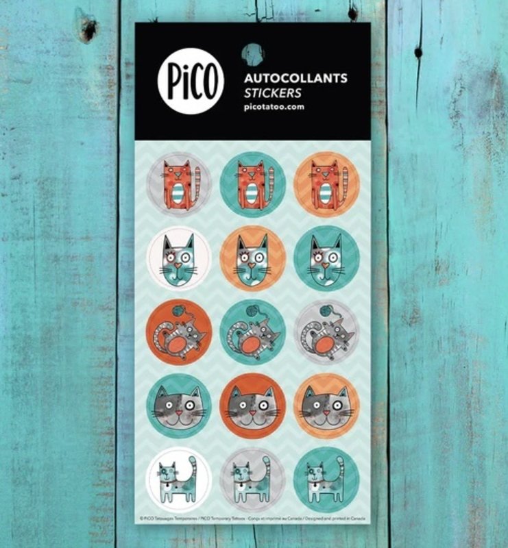 Pico Tatoo Inc Sticker - Bibi the gray cat