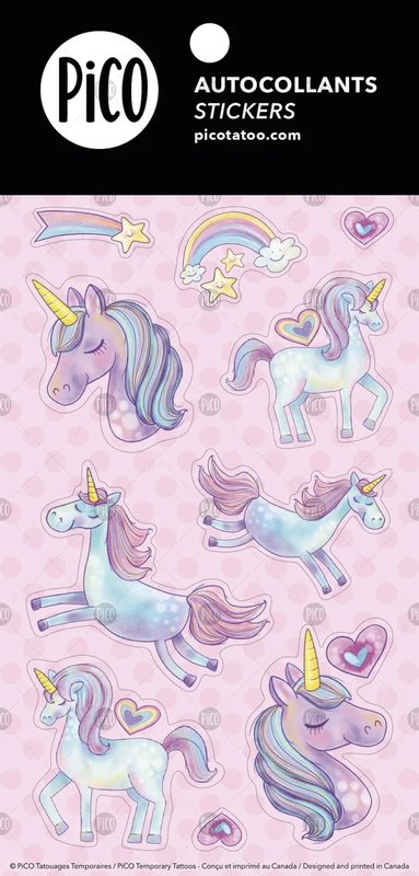 Pico Tatoo Inc Sticker - The cute unicorns