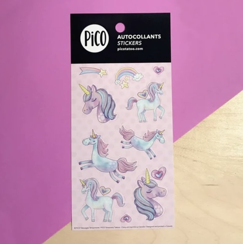 Pico Tatoo Inc Sticker - The cute unicorns