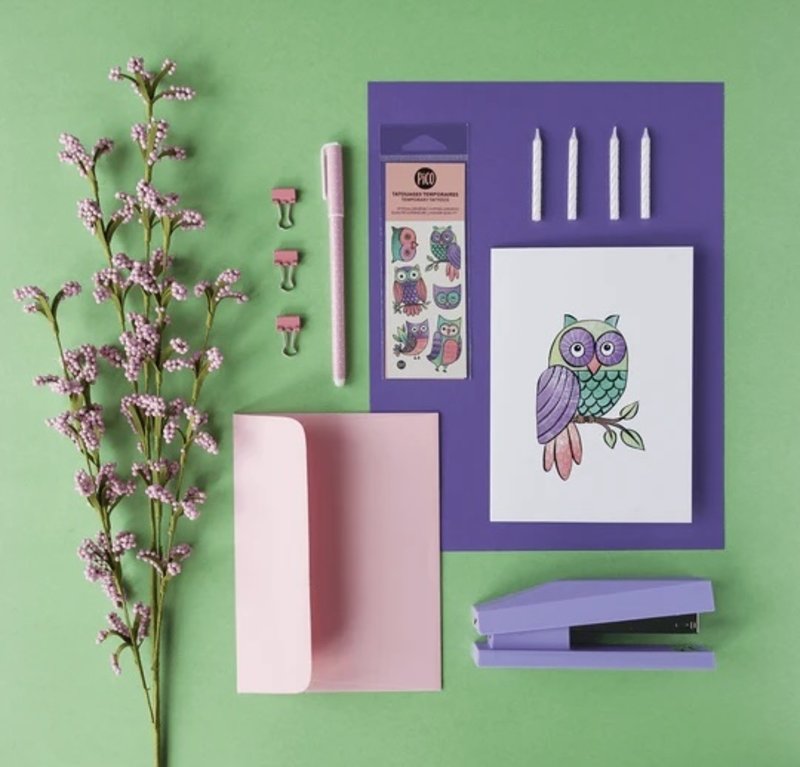 Pico Tatoo Inc Greeting cards - The lovely owls