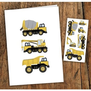 Pico Tatoo Inc Greeting Card - Trucks