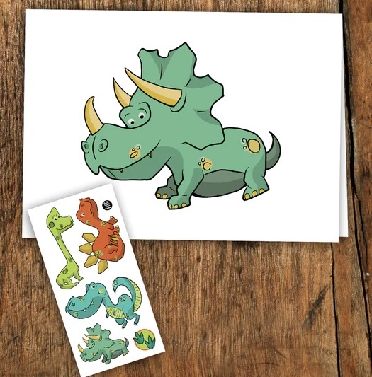 Pico Tatoo Inc Greeting card - Dinosaur