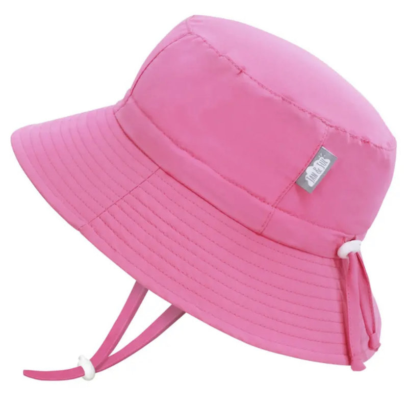 Jan&Jul Sun and water repellent bucket hat - Watermelon pink