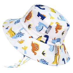 Jan&Jul Cotton bucket hat-Dinosaurs