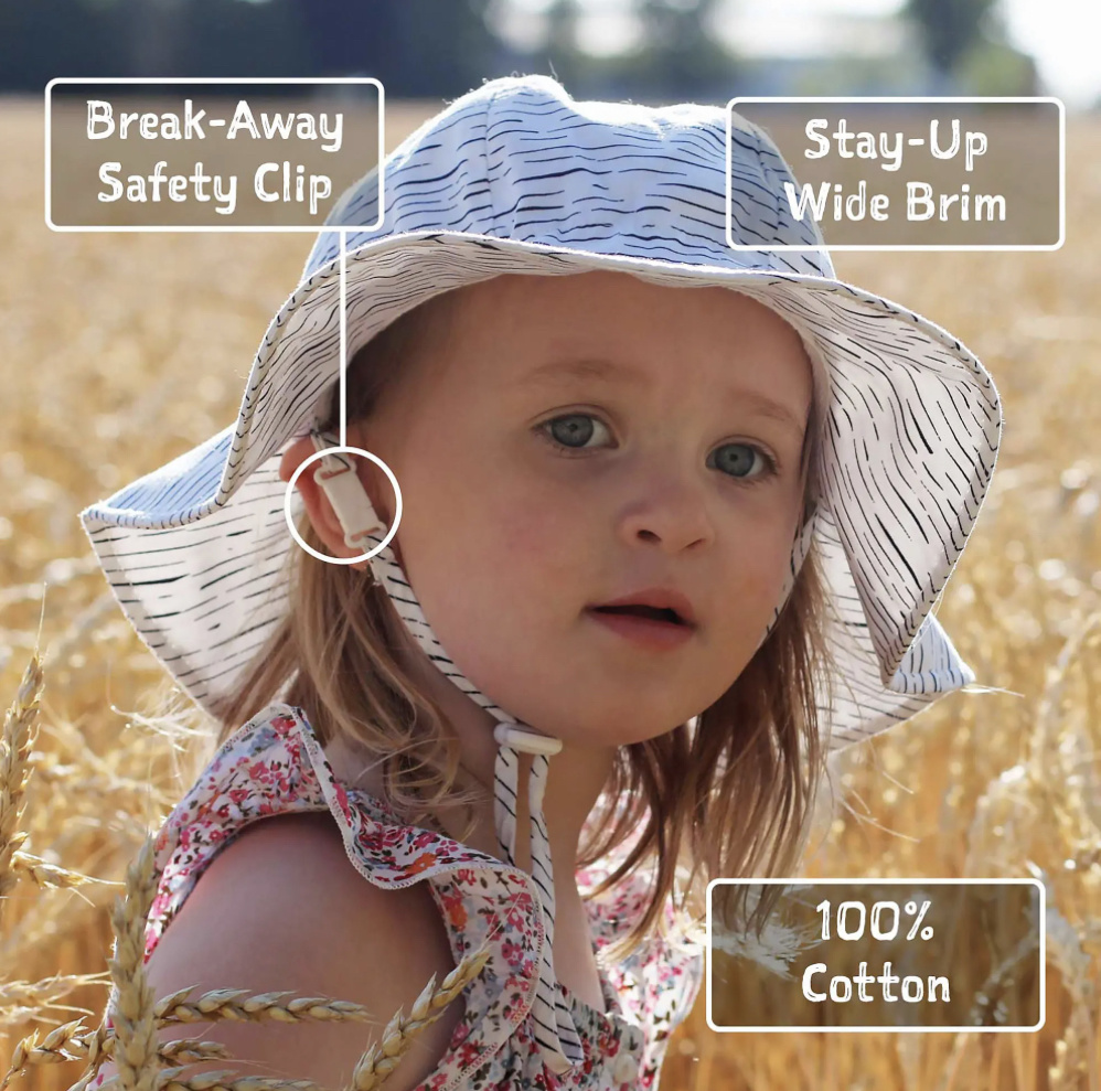 Jan&Jul Chapeau soleil - Broderie blanc