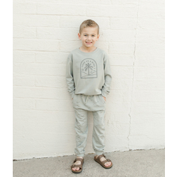 Rylee + Cru Soft Flight Pants - Green