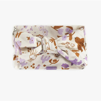 Souris Mini Bandeau foulard à motifs d'oiseaux - Crème